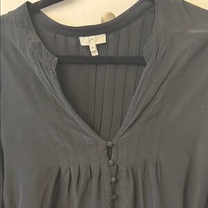 Flowy Black Blouse Joie Medium